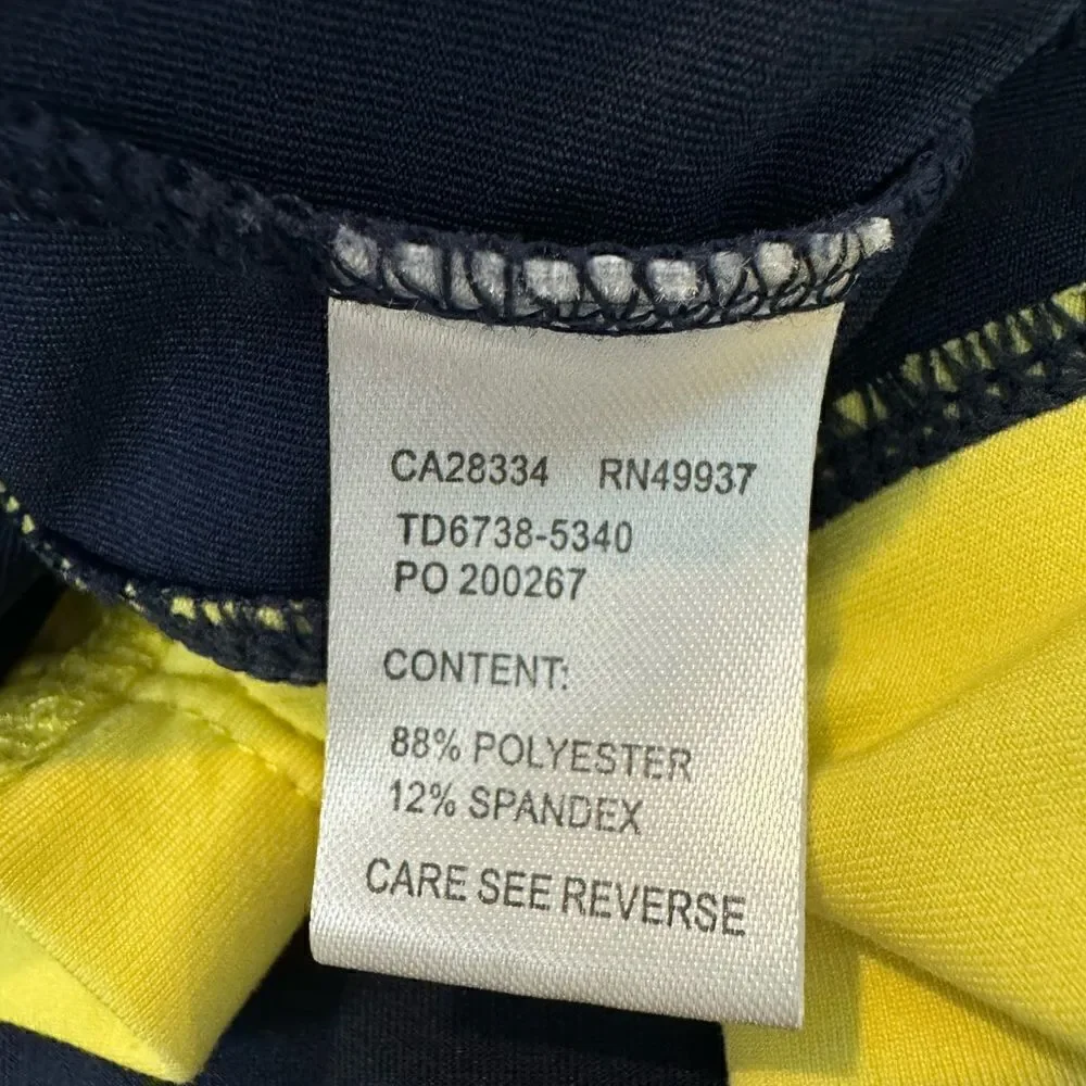 Tail Women’s Navy Regatta Tanisha Skirt Navy Blue/Lemon Fizz Pickleball Golf L